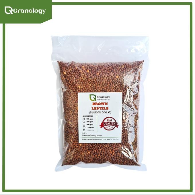 

NewZbgt- Kacang Lentil Coklat / Brown Lentil (1 kilogram) by Granology