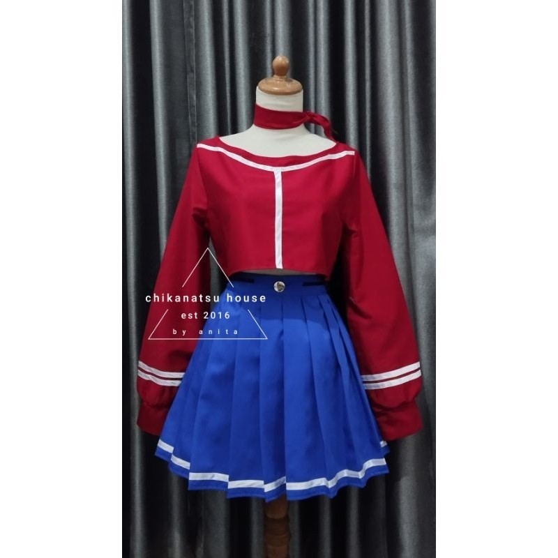 Ready Mita Miside Game Horror Miside Kind Crazy Mita Kostum Cosplay Costume Halloween Best Seller