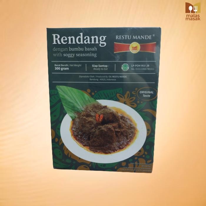 

NewZbgt- Rendang Basah Restu Mande Rasa Ori 300gr
