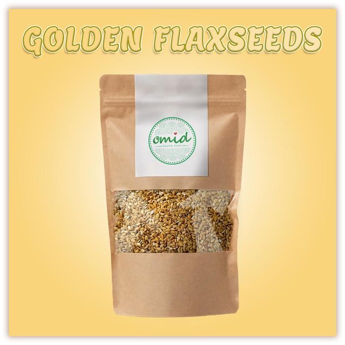 

NewZbgt- Organic Golden Flaxseed / Flax Seed (Biji Rami Emas Organik) 1kg