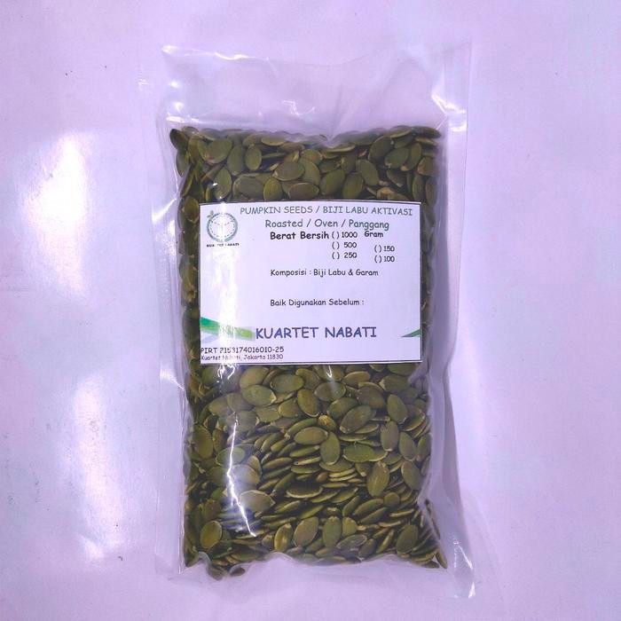 

NewZbgt- 500gr Activated Pumpkin Seeds - Aktivasi Biji Labu - Matang