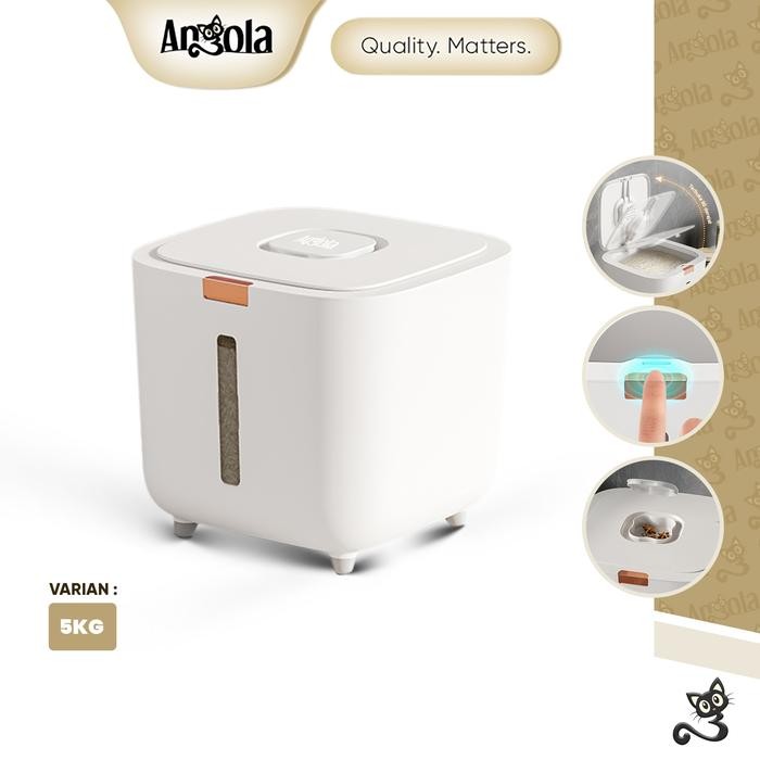 ANGOLA Dispenser Beras E03 Rice Dispenser Kotak Beras 5KG *