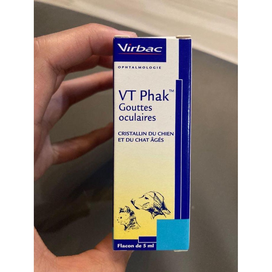 virbac vt phak gouttes - tetes mata untuk katarak anjing kucing