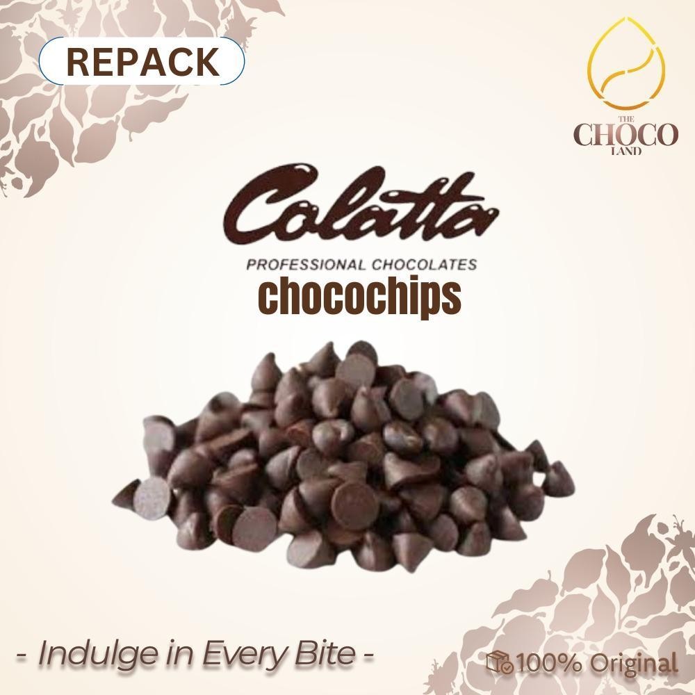 

Colatta Professional Chocolate Chocochips - ChocoChips Colatta 250 gr, gr, 1gr Repack