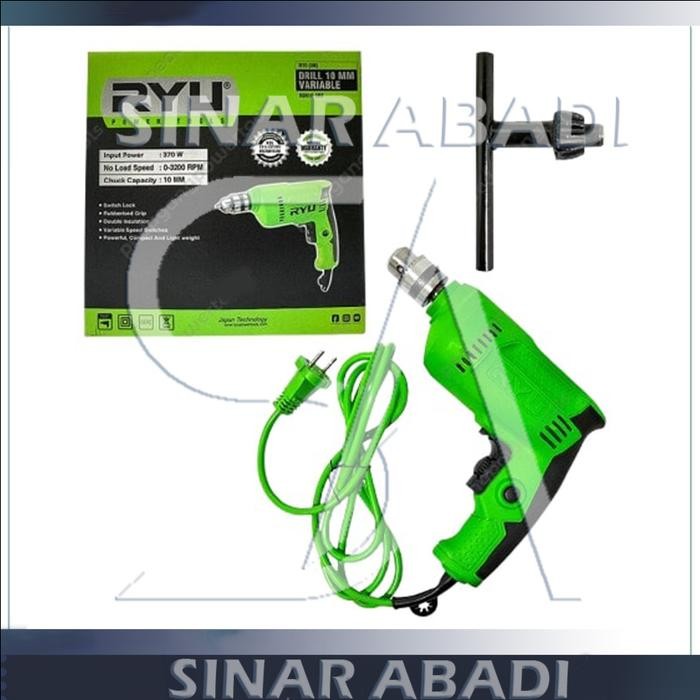 MESIN BOR RYU 10 mm RDR10-3RE RYU MESIN BOR LISTRIK 10MM RDR 10-3 RE