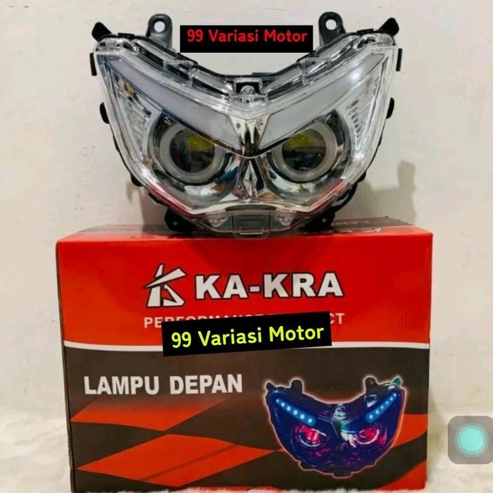PREMIUM LAMPU DEPAN NMAX OLD HEADLAMP REFLEKTOR LED PROJIE AES SEN