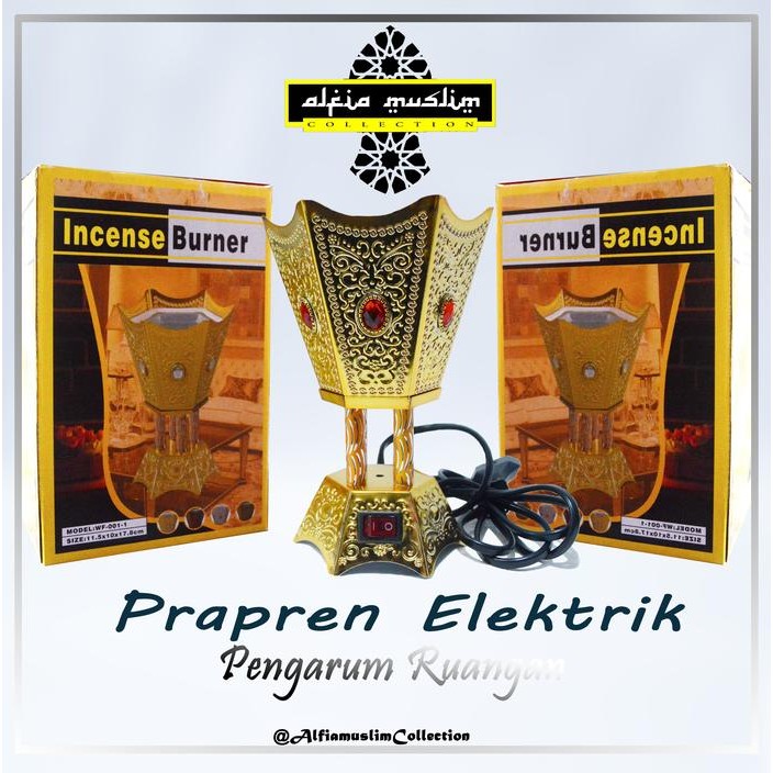 PREMIUM Tempat Buhur Elektrik Prapen Mabhara Alat pembakaran Buhur