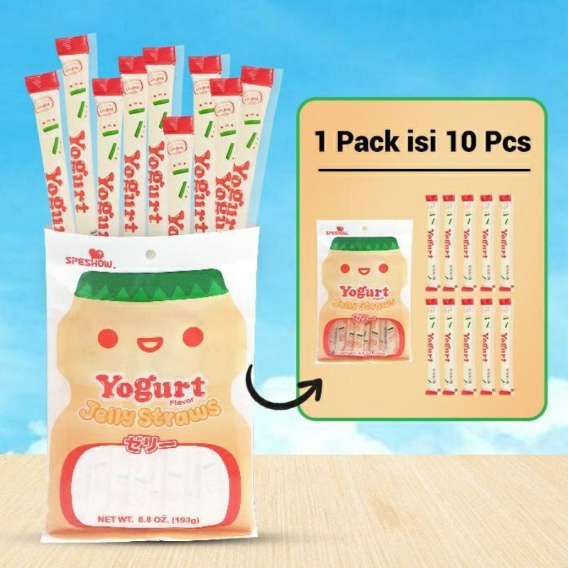 Sajiandapur [Isi 10 Pcs] Speshow Jelly Yogurt - Jeli Rasa Yakult Ala Korea