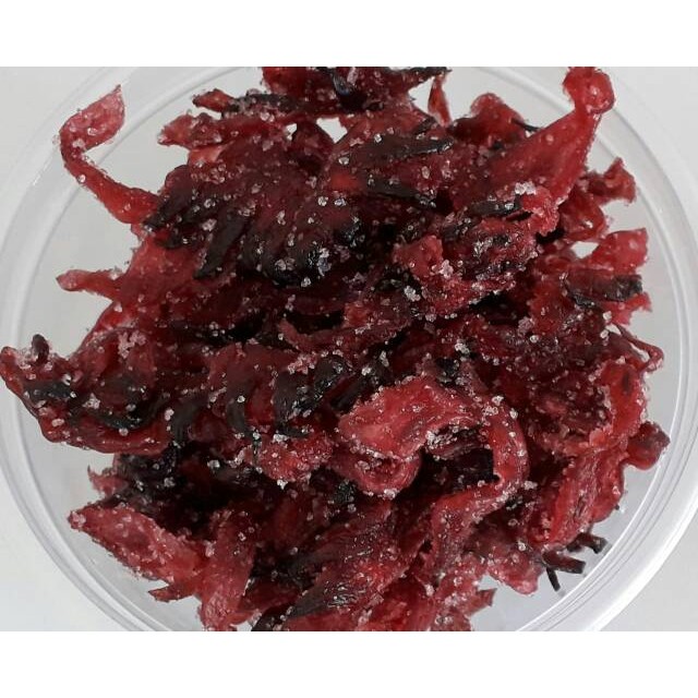 

Sajiandapur Manisan Bunga Rosela "Taci Kembar" Berat - 250 Gram