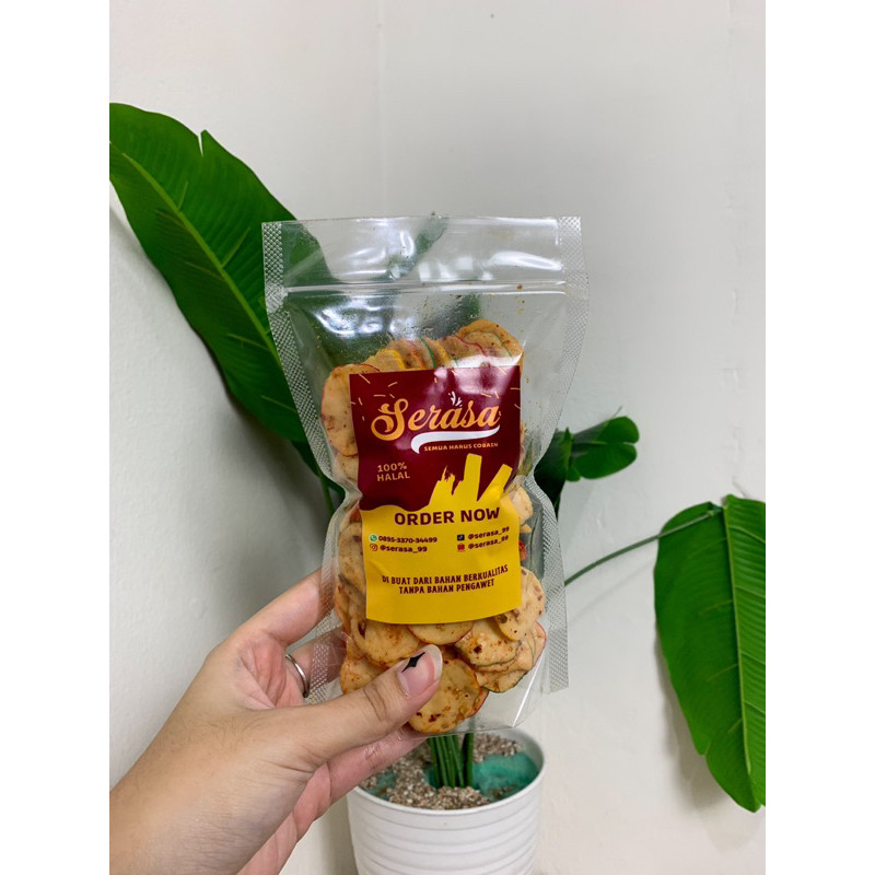 

Sajiandapur Seblak Cikur Kerupuk Kering Pedas Gurih Manis 500-1000Gr