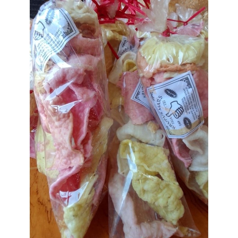 

Sajiandapur Kerupuk Melarat/Miskin/Tayamum/Goreng Pasir Khas Cirebon 4Bungkus Hh