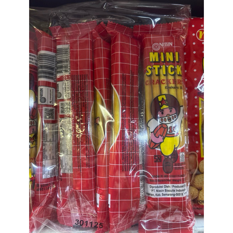 

Sajiandapur Nissin Crackers Mini Stick Isi 10/Pack