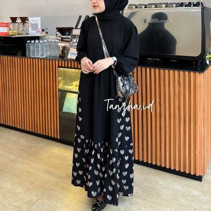 Layali- Tanzha Miura Dress // Dress Kombinasi Jumbo Busui