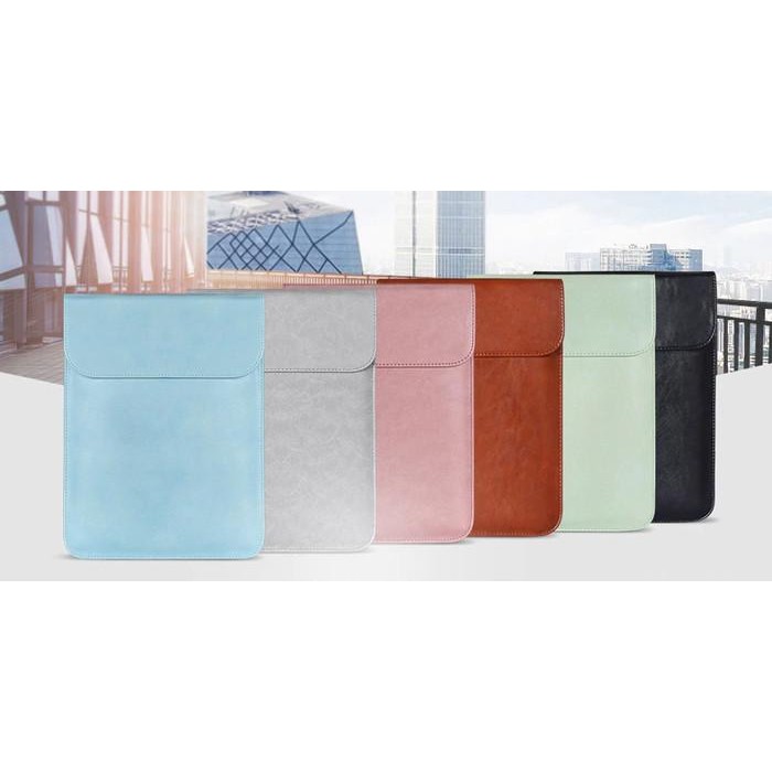 Laptop Asus Vivobook S14 M433Ia 14" Tas Sleeve Leather Premium Cover - Asli