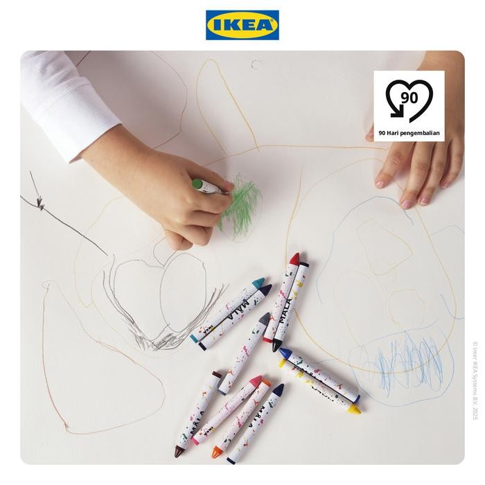 

IKEA MLA Crayon Gambar Isi 12pcs