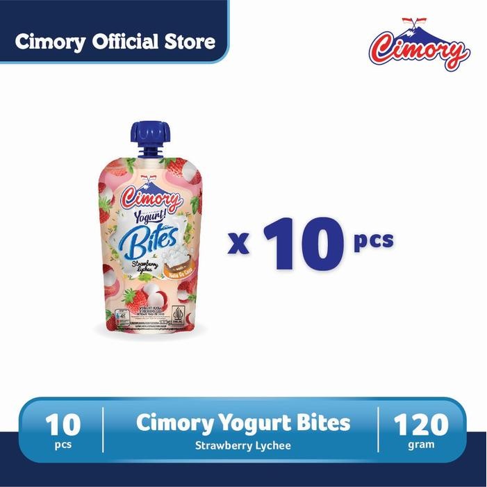 

READY STOK CIMORY YOGURT BITES STRAWBERRY LYCHEE 10 PCS READYY