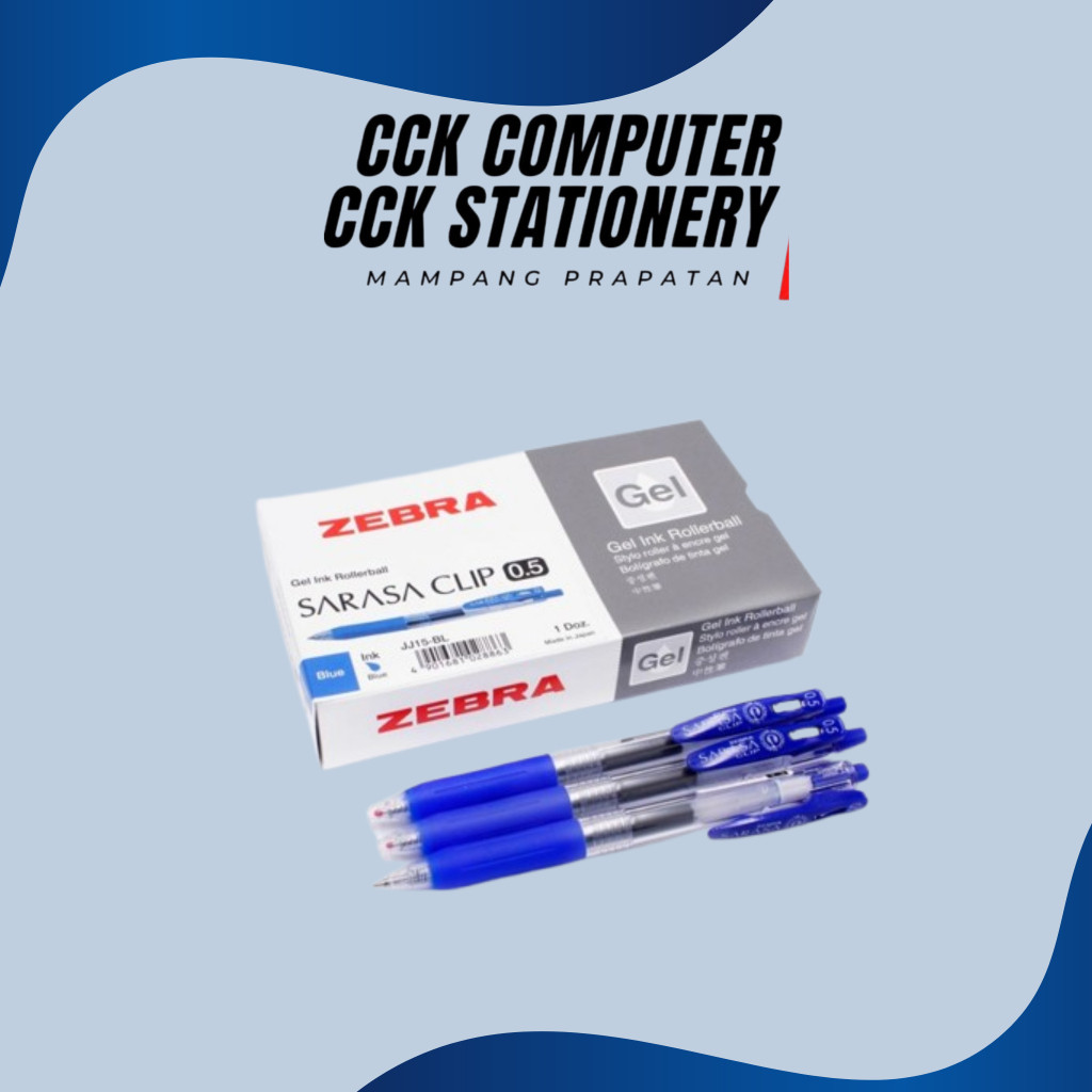 

UM1 Pulpen Gel Zebra Sarasa Hitam & Biru 0.5 / 0.7 / 1.0