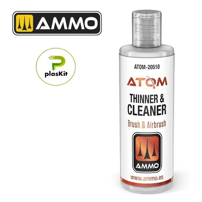 

TERLARIS 20510 : Thinner & Cleaner 60ml ( for Brush & Airbrush ) ATOM