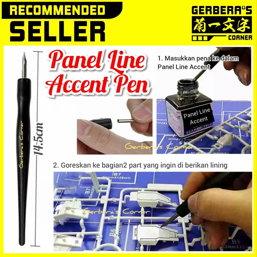 

Panel Line Accent Color Pen Weathering Color Pen Pena Lining Gundam