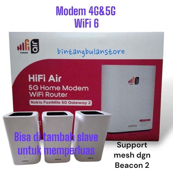 Modem Unlock All Operator Nokia 5G Fastmile gateway 2 Cat 19 WiFi6