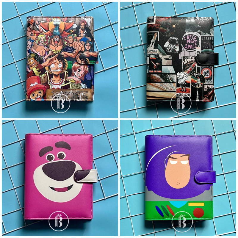 

Bindermu READY Motif Lotso marble girl astronaut Sullivan owl quotes aesthetics Printing Kulit