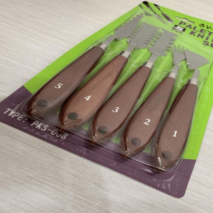 

TERLARIS V-TEC Palette Knife set PKS-008 / Pisau Palet V-TEC