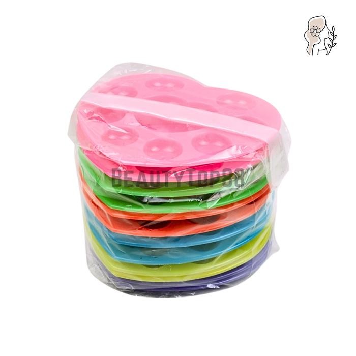 

TERLARIS Piring Cat Air Love Bentuk Hati / Palet Palette Lukis Acrylic Akrilik / Tempat Wadah Cat