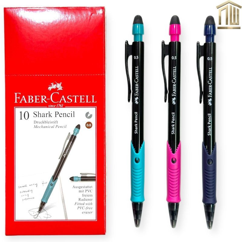 

UM1 Pensil Mekanik Faber Castell 2B 0.5 Shark (Pcs)