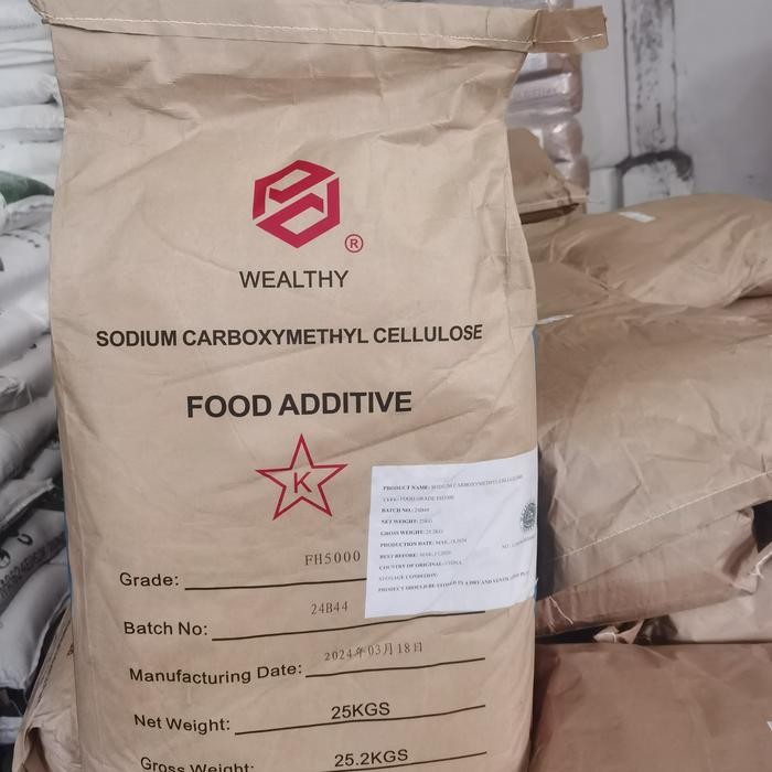Sodium Carboxymethyl Cellulose ex Wealthy 25 Kg / CMC Food Grade 25kg