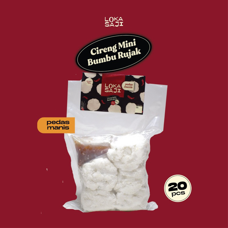 

AYOOOLLARIZSS!! (READY) LOKASAJI CIRENG MINI BUMBU RUJAK PEDAS MANIS