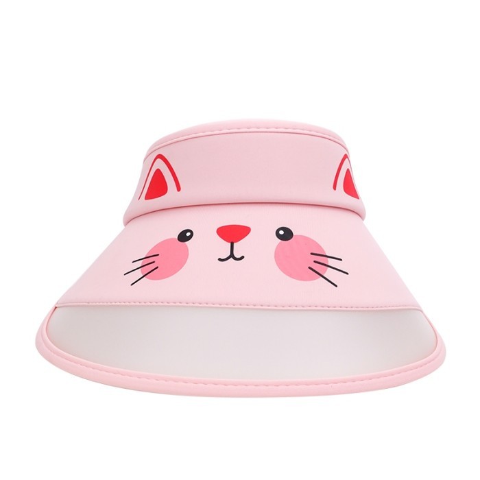 Promo KKV Topi Perlindungan Matahari Anak Mostorhata Kucing Pink Panda Putih