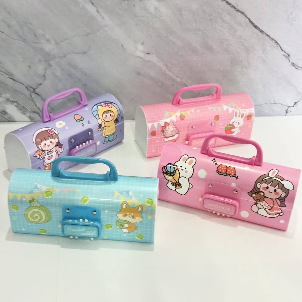 

BOS Kotak Pensil Plastik Kode Whiteboard/Kotak Pensil Kode/Pencil Case