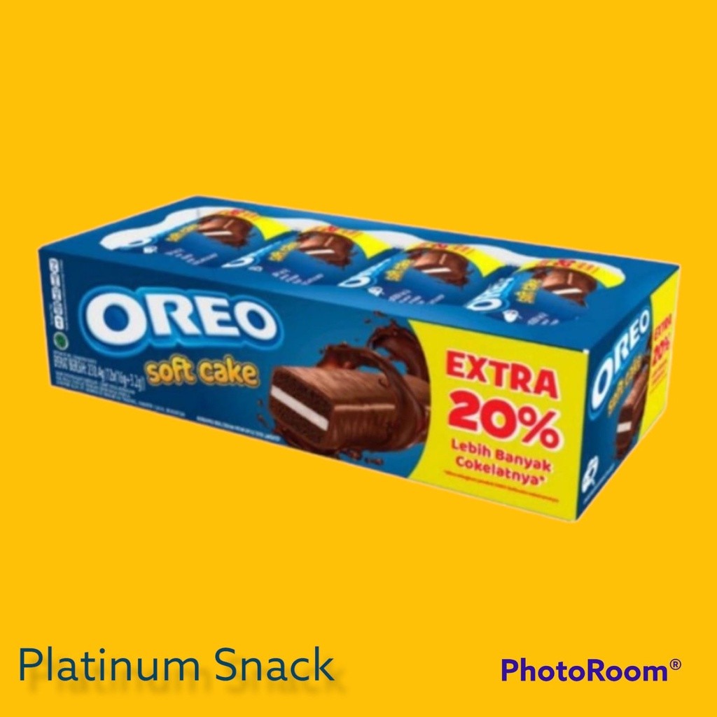 

Dapur Joglo Oreo Soft Cake Kemasan Isi 12 Pcs @16 G