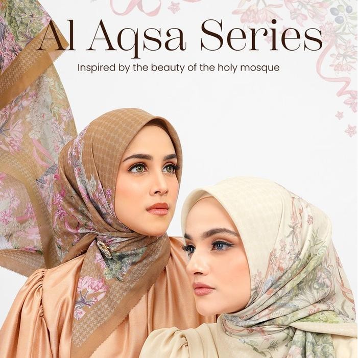 cantikk- BUTTON SCARVES Al Aqsa Square Voal
