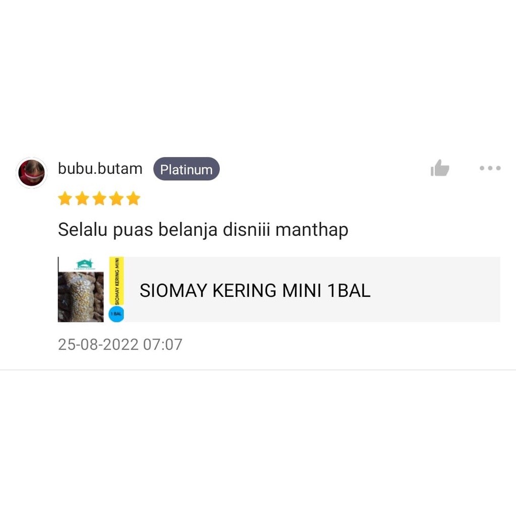 

Dapur Joglo Siomay Mini 1Bal 5Kg / Siomay Kering Mini 5Kg/Lebih Detail Ada Video/ Libanfood