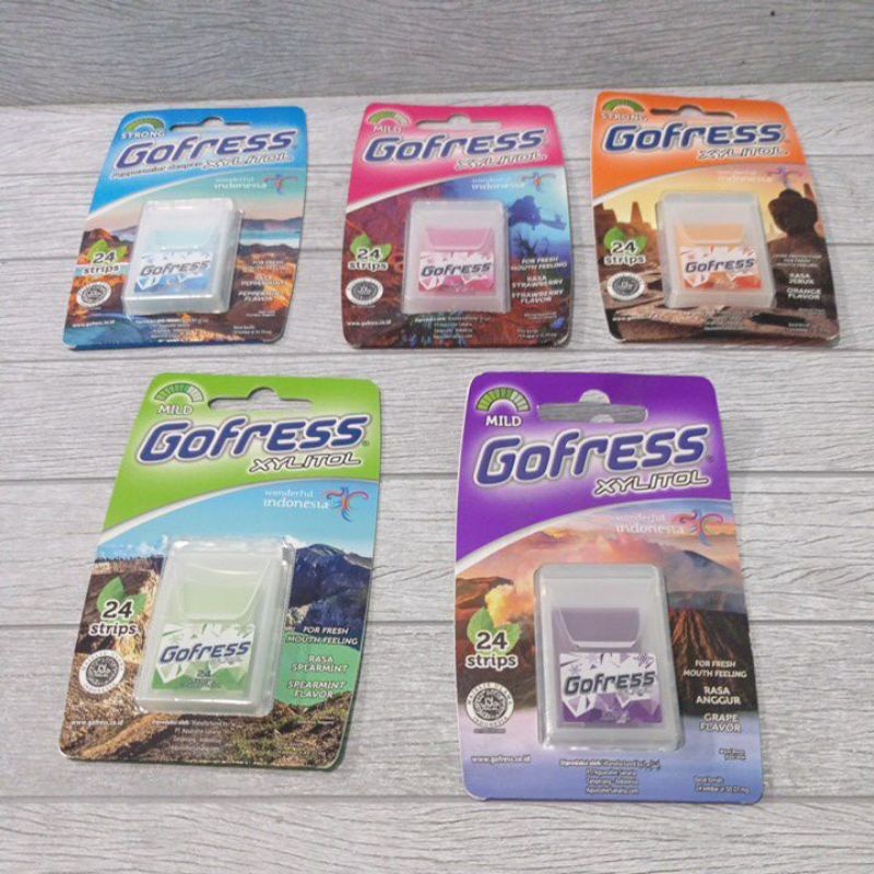 

Dapur Joglo Gofress Go Fress Permen Strip Penyegar Mulut Bebas Gula