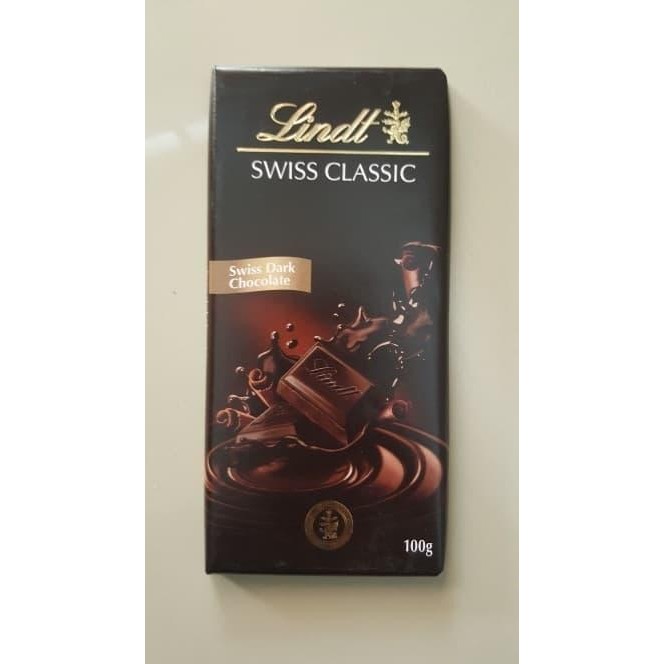 

EatFr3sh- PROMO !! Lindt Swiss classic dark chocolate - Coklat Impor