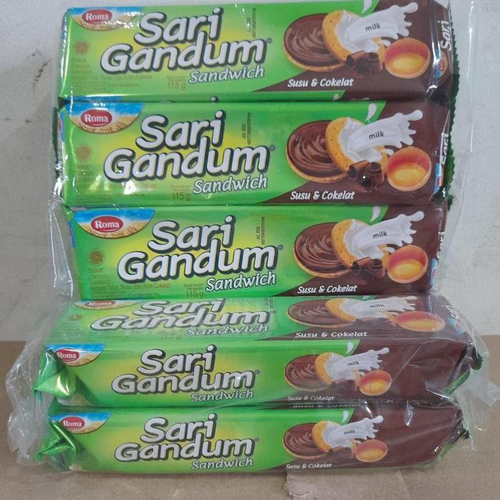 

EatFr3sh- roma sari gandum sandwich coklat per pack isi 6 pack @115 gram