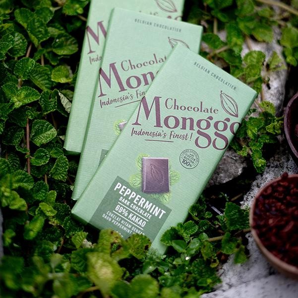 

EatFr3sh- Peppermint & Dark Cokelat Chocolate Monggo 80g Coklat Hitam & Mint