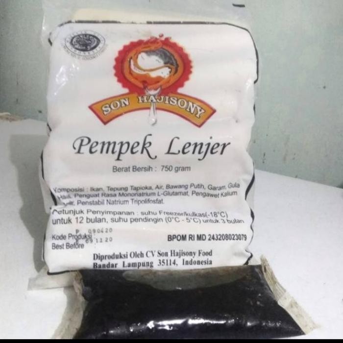 

EatFr3sh- Pempek Sony Lenjer SON HAJISONY Asli Lampung Plus Cuko