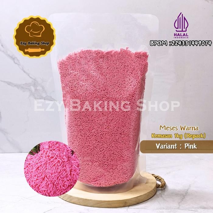 

EatFr3sh- Coklat Meses Warna Warni 1kg Repack - Meises Rainbow