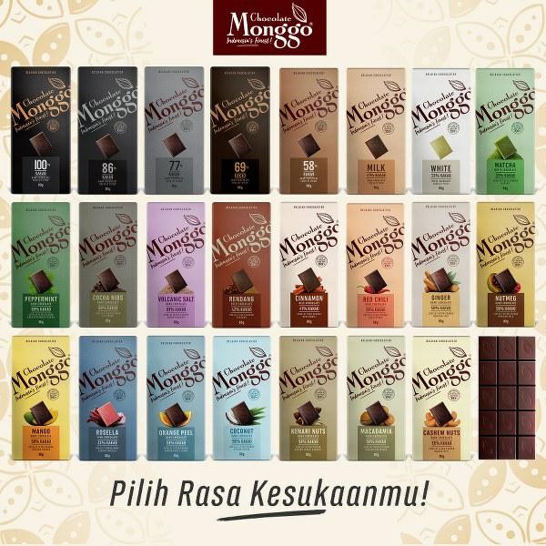 

EatFr3sh- White Cokelat Premium Chocolate Monggo 80g Coklat Putih l Snack