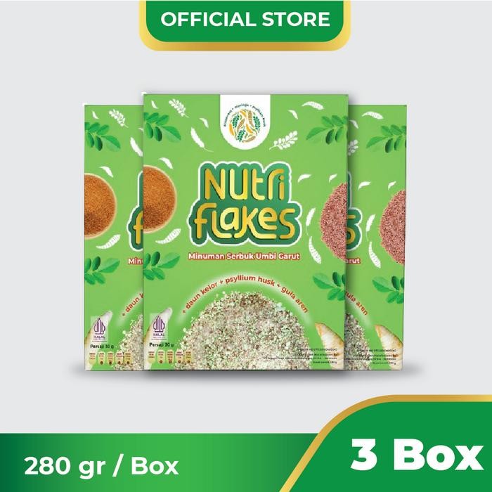 

EatFr3sh- Nutriflakes Sereal Sehat untuk Asam Lambung Lewat - Paket 3 Box