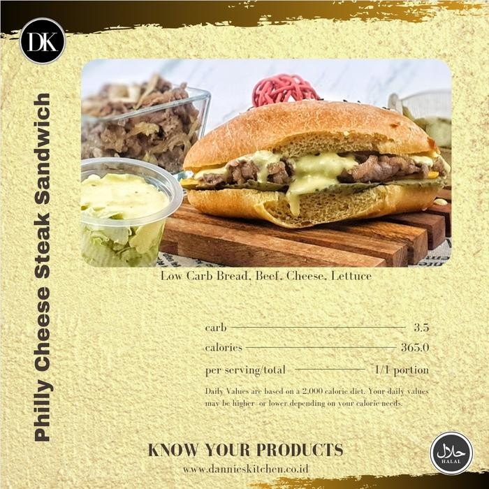 

EatFr3sh- Philly Cheese Steak Sandwich KETO