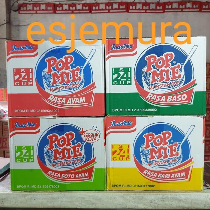 

EatFr3sh- POP MIE / POPMIE Jumbo perdus Rasa Ayam/Baso/Soto/Kari