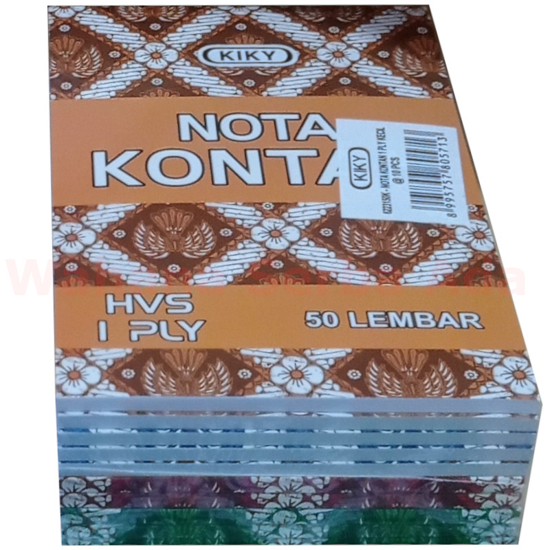 

UM1 1 Pack Nota Kontan Kecil KIKY 1 ply isi 10 buku