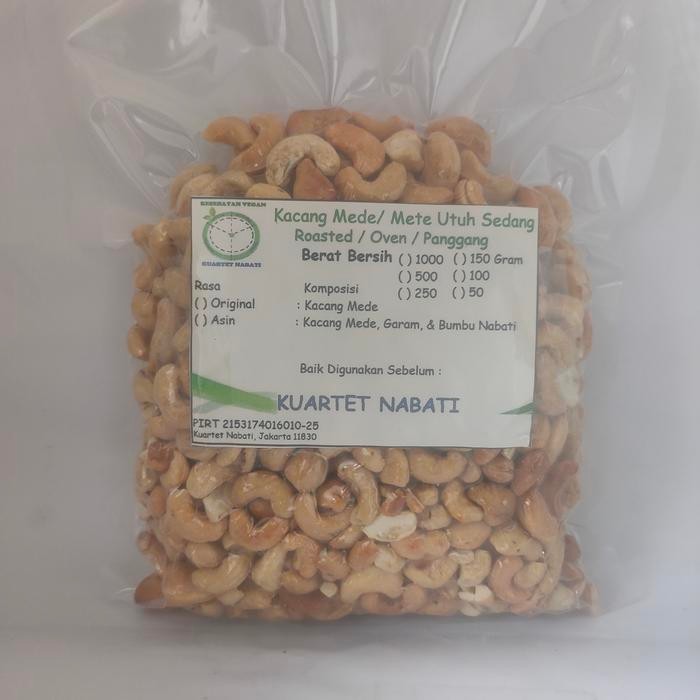 

EatFr3sh- 500gr Mede Roasted / Kacang Mete Sulawesi VAKUM Original - Super