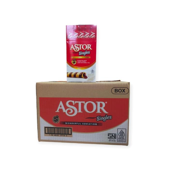 

EatFr3sh- Astor Single Wafer Stik per Dus isi 8boks x 20pcs - Camilan snack better