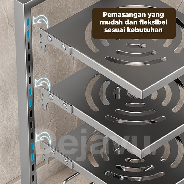 terbaru  dejavu rak panci bawah meja pengering wajan rak dapur susun kolong meja tempat