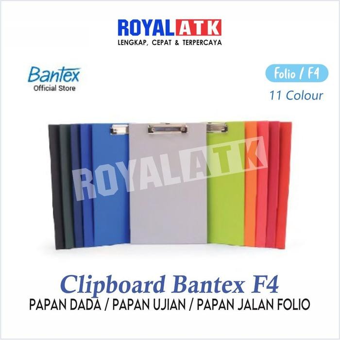 

No.OneBest- Clipboard Bantex F4 #4205 Papan Dada / Papan Ujian / Papan Jalan Folio